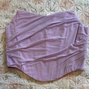 Chic Lavender Mini Skirt